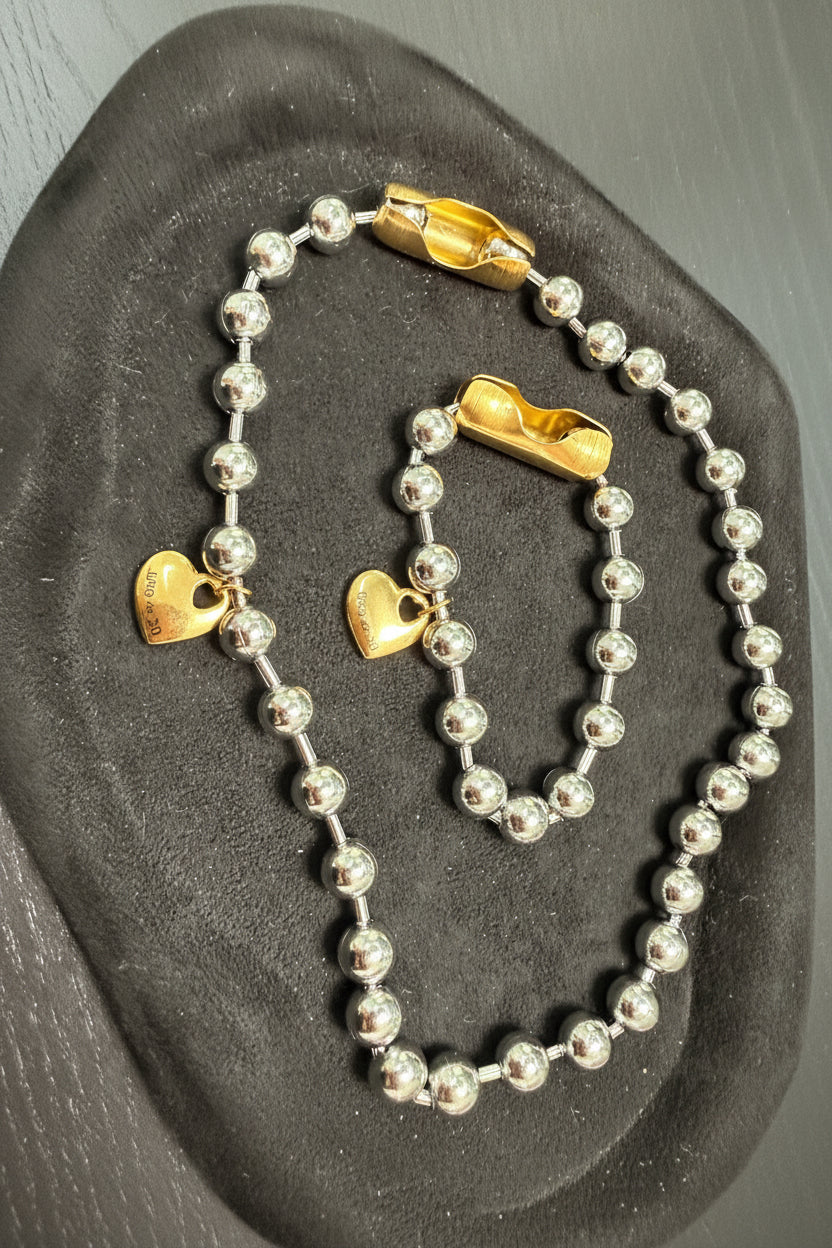 1/50 LOVE CHAIN SILVER/GOLD