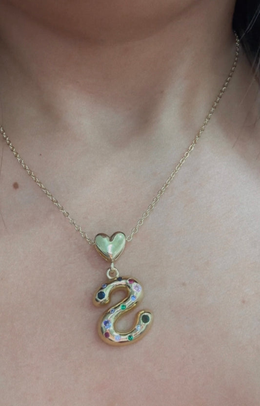 Basic letter with sparkles