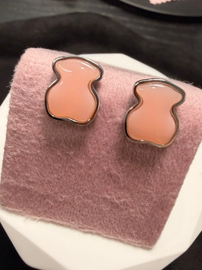 T PINK EARRING