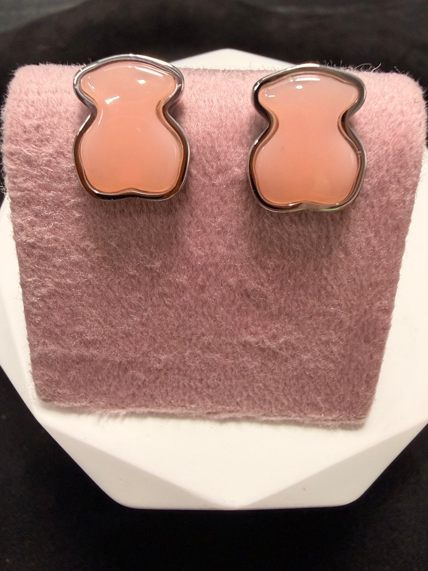 T PINK EARRING