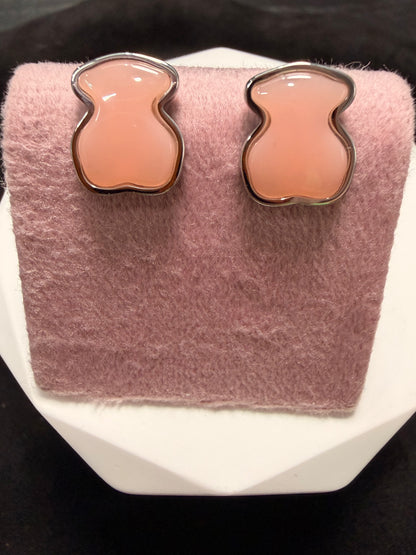 T PINK EARRING