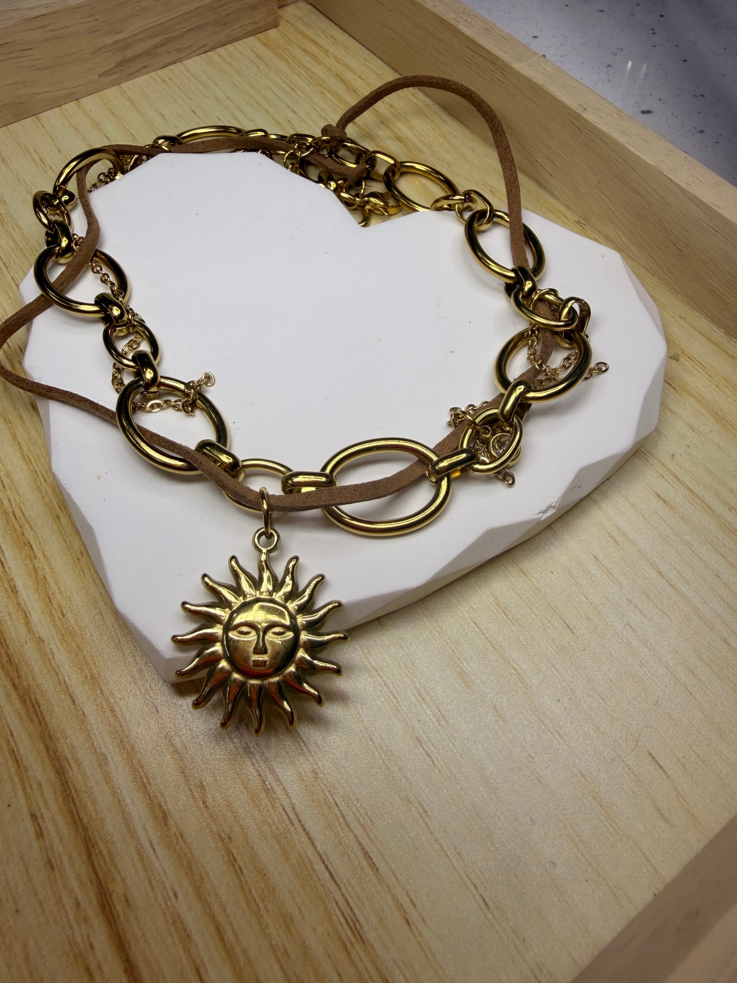 Rustic Sunshine necklace