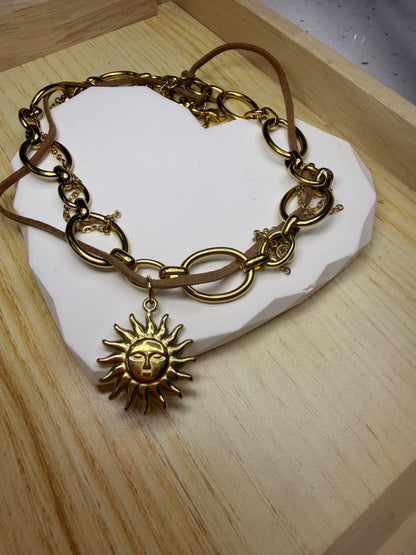 Rustic Sunshine necklace