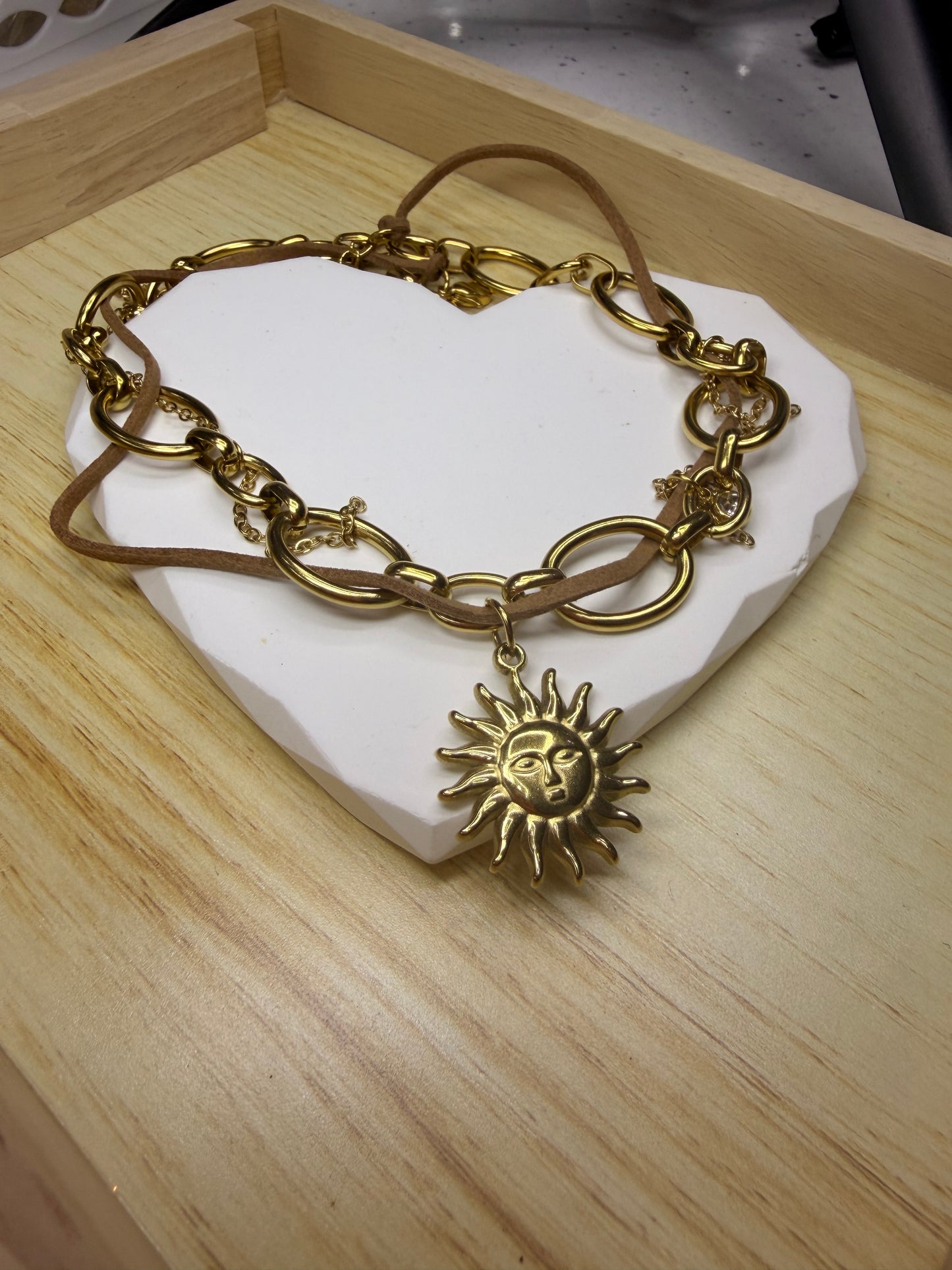 Rustic Sunshine necklace