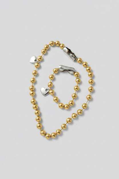 1/50 LOVE CHAIN GOLD/SILVER