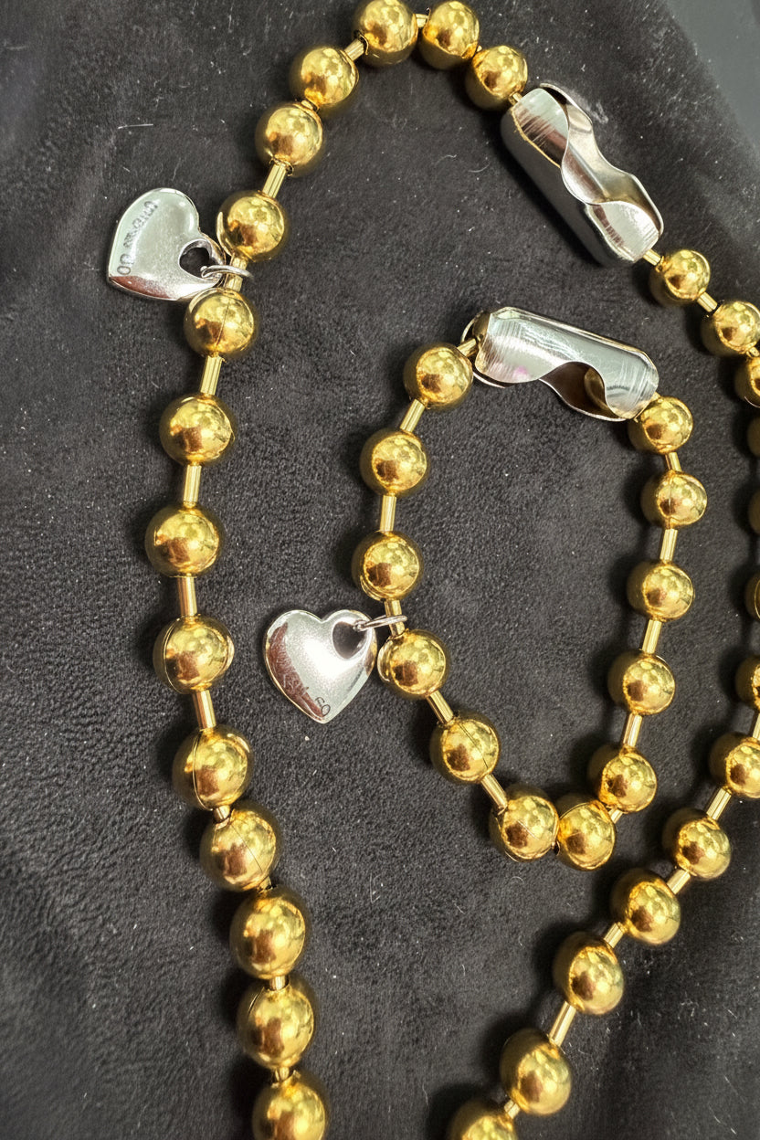 1/50 LOVE CHAIN GOLD/SILVER