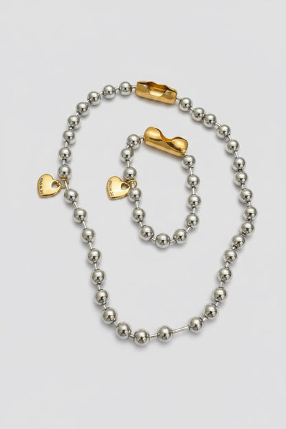 1/50 LOVE CHAIN SILVER/GOLD