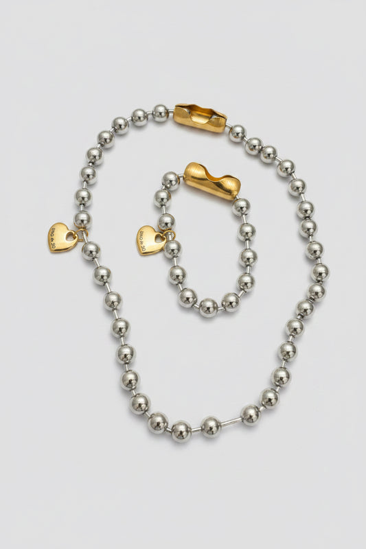 1/50 LOVE CHAIN SILVER/GOLD