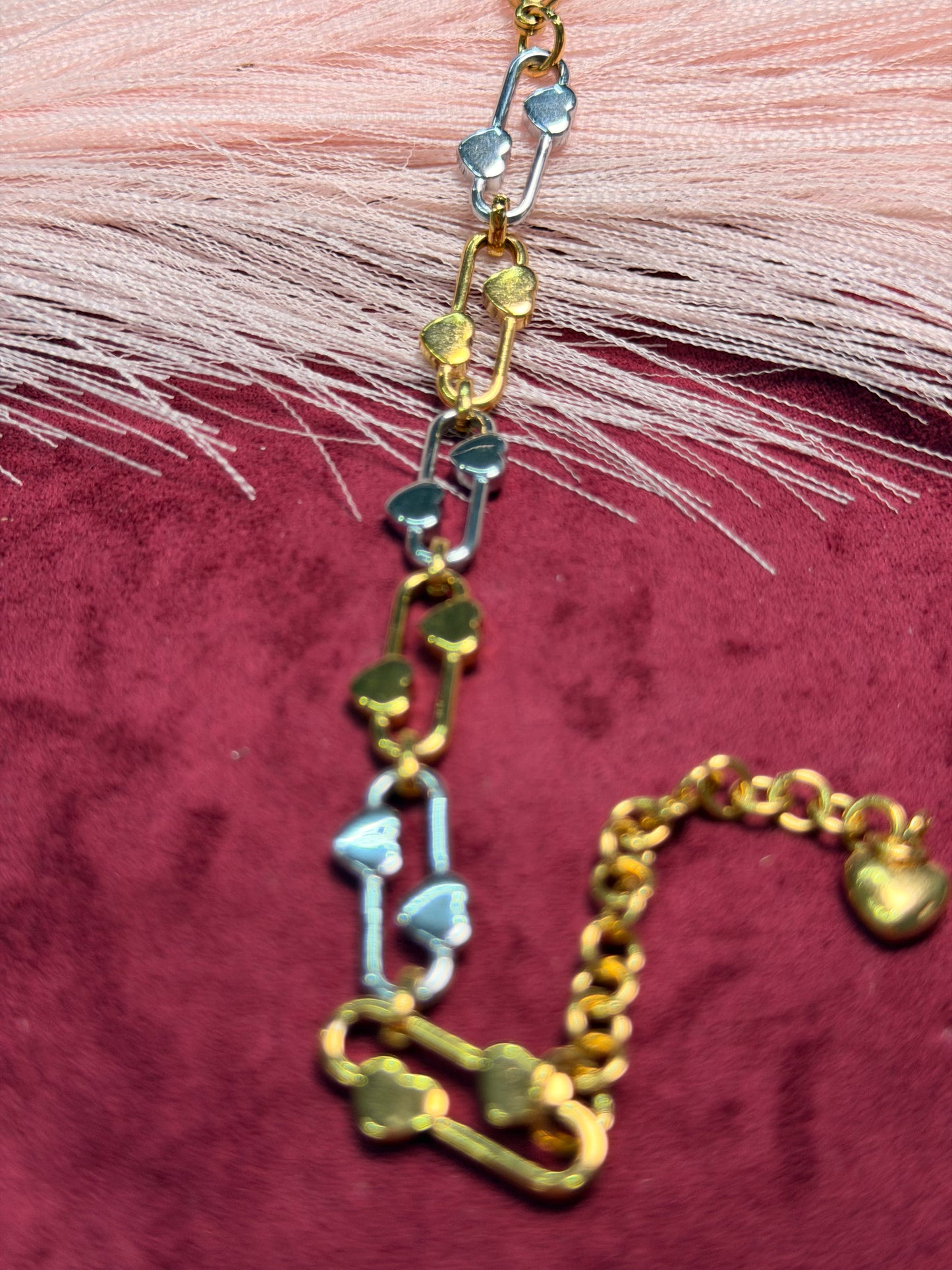 My heart clip bracelet