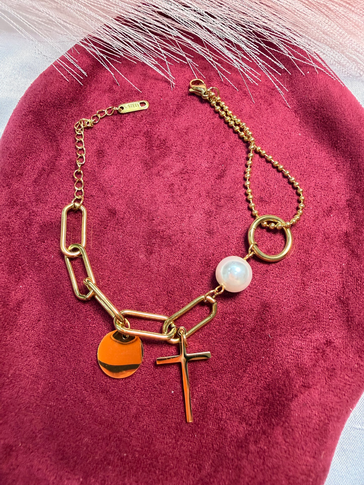 My cross bracelet